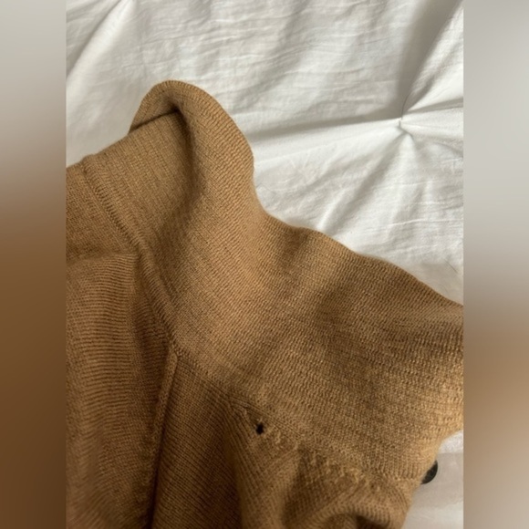 Vintage Belford classic 100% extra fine Merino Wool sweater men’s XL camel brown - Picture 16 of 16